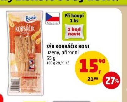SÝR KORBÁČIK BONI