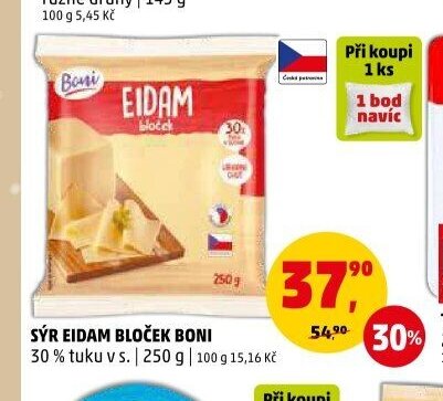 SÝR EIDAM BLOČEK BONI