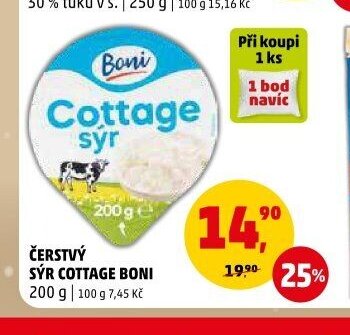 ČERSTVÝ SÝR COTTAGE BONI