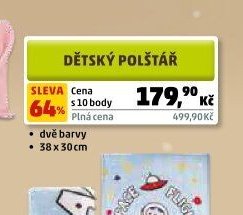 Dětský polštář
