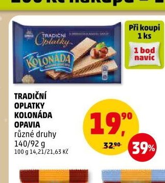Tradiční oplatky Kolonáda Opavia