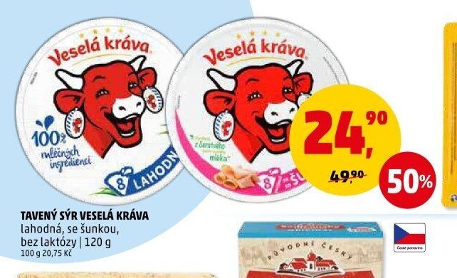 TAVENÝ SÝR VESELÁ KRÁVA