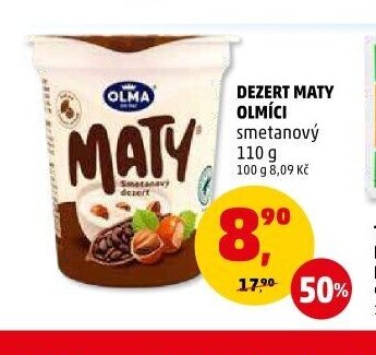 DEZERT MATY OLMÍCI