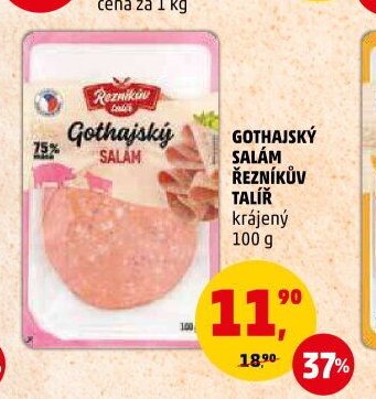 Gothajský salám Řezníkův talíř