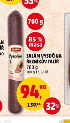Salám Vysočina Řezníkův talíř