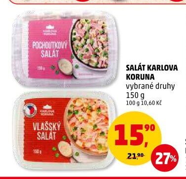 Salát Karlova Koruna