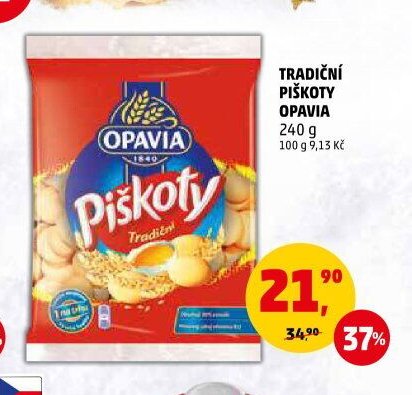Tradiční piškoty Opavia