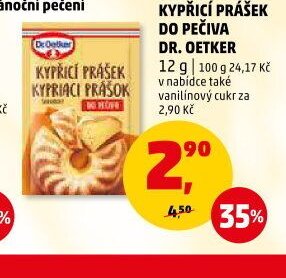 Kypřicí prášek do pečiva Dr. Oetker