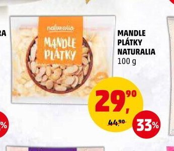 MANDLE PLÁTKY NATURALIA