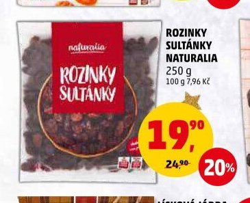 ROZINKY SULTÁNKY NATURALIA