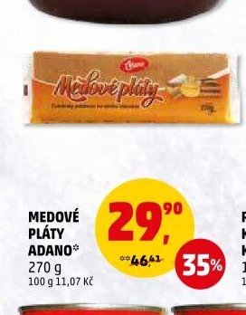 Medové pláty Adano 270 g