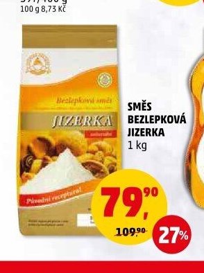 Směs bezlepková Jizerka 1 kg
