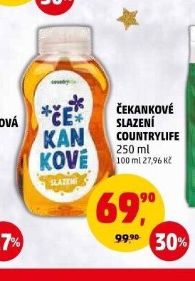 Čekankové slazení Countrylife 250 ml