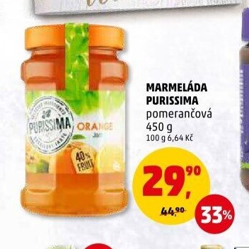 MARMELÁDA PURISSIMA pomerančová