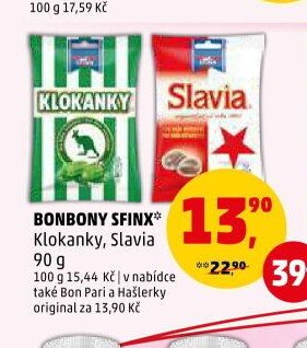Bonbony Sfinx Klokanky, Slavia