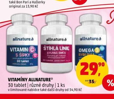 Vitamíny Allnature
