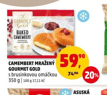 Camembert mražený Gourmet Gold
