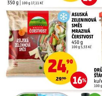 Asijská zeleninová směs mrazivá Čerstvost