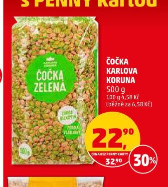 Čočka Karlova Koruna