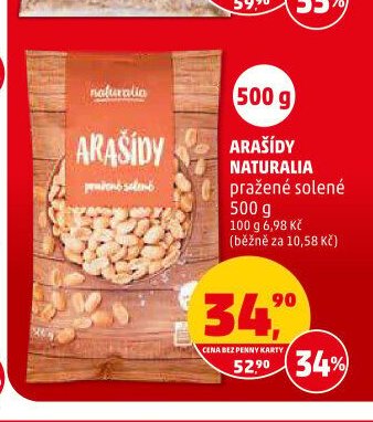 Arašídy Naturalia