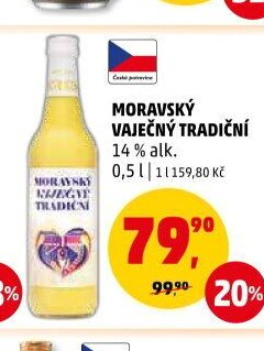 Moravský vaječný tradiční 14 % alk. 0,5 l