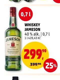 Whiskey Jameson 40 % alk. 0,7 l