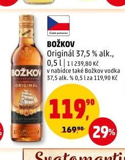 Božkov Originál 37,5 % alk., 0,5 l