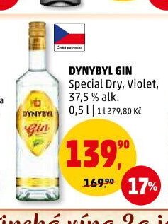 Dynybyl Gin Special Dry, Violet, 37,5 % alk. 0,5 l