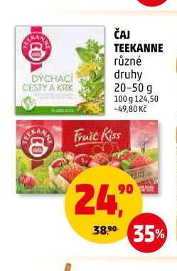 ČAJ TEEKANNE různé druhy