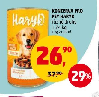 Konzerva pro psy Haryk