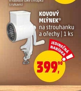 Kovový mlýnek