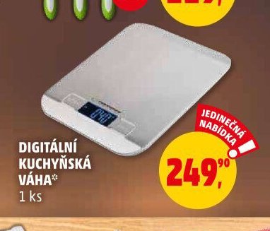 Digitální kuchyňská váha