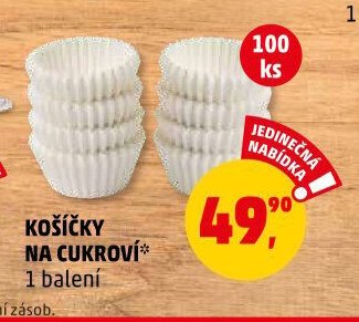 Košíčky na cukroví