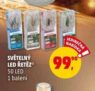 SVĚTELNÝ LED ŘETĚZ