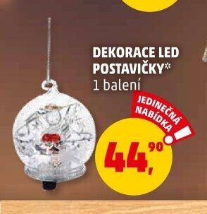 DEKORACE LED POSTAVIČKY
