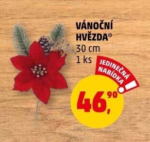VÁNOČNÍ HVĚZDA