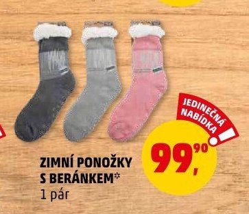 ZIMNÍ PONOŽKY S BERÁNKEM
