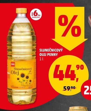 SLUNEČNICOVÝ OLEJ PENNY