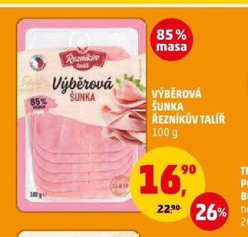 Výběrová šunka Řezníkův talíř