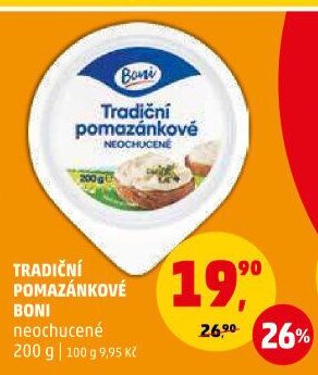 Tradiční pomazánkové Boni