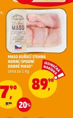 Maso kuřecí stehna horní/spodní Dobré maso