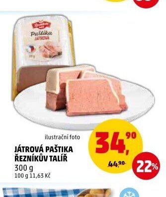 Játrová paštika Řezníkův talíř