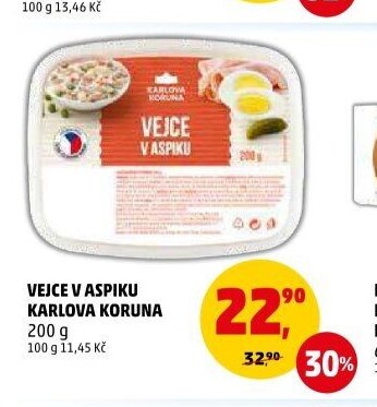 Vejce v aspiku Karlova Koruna
