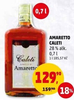 Likér Amaretto Caleti