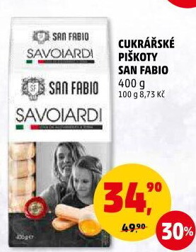 Piškoty cukrářské Savoiardi San Fabio