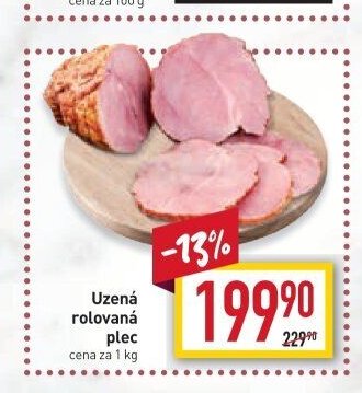 Uzená rolovaná plec