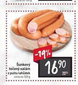 Šunkový točený salám