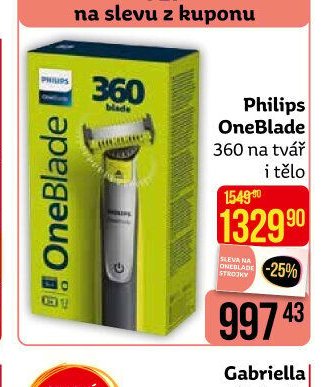 Philips OneBlade 360 na tvář i tělo