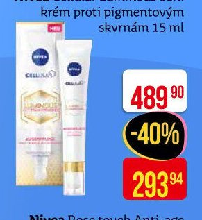Nivea Cellular Luminous oční krém proti pigmentovým skvrnám 15 ml