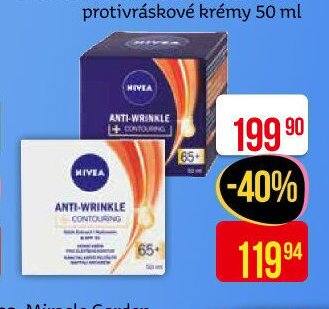 Nivea Anti-wrinkle 45+, 55+, 65+ protivráskové krémy 50 ml